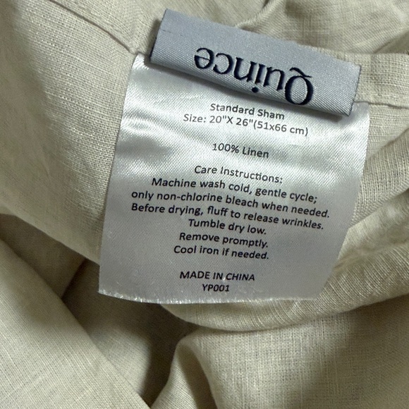 Quince european linen duvet set queen nwot - Picture 5 of 6